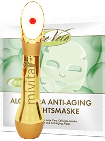Gesichtsmassagegerät timeless  + 1 Gold Perfect Anti Aging Maske gratis!